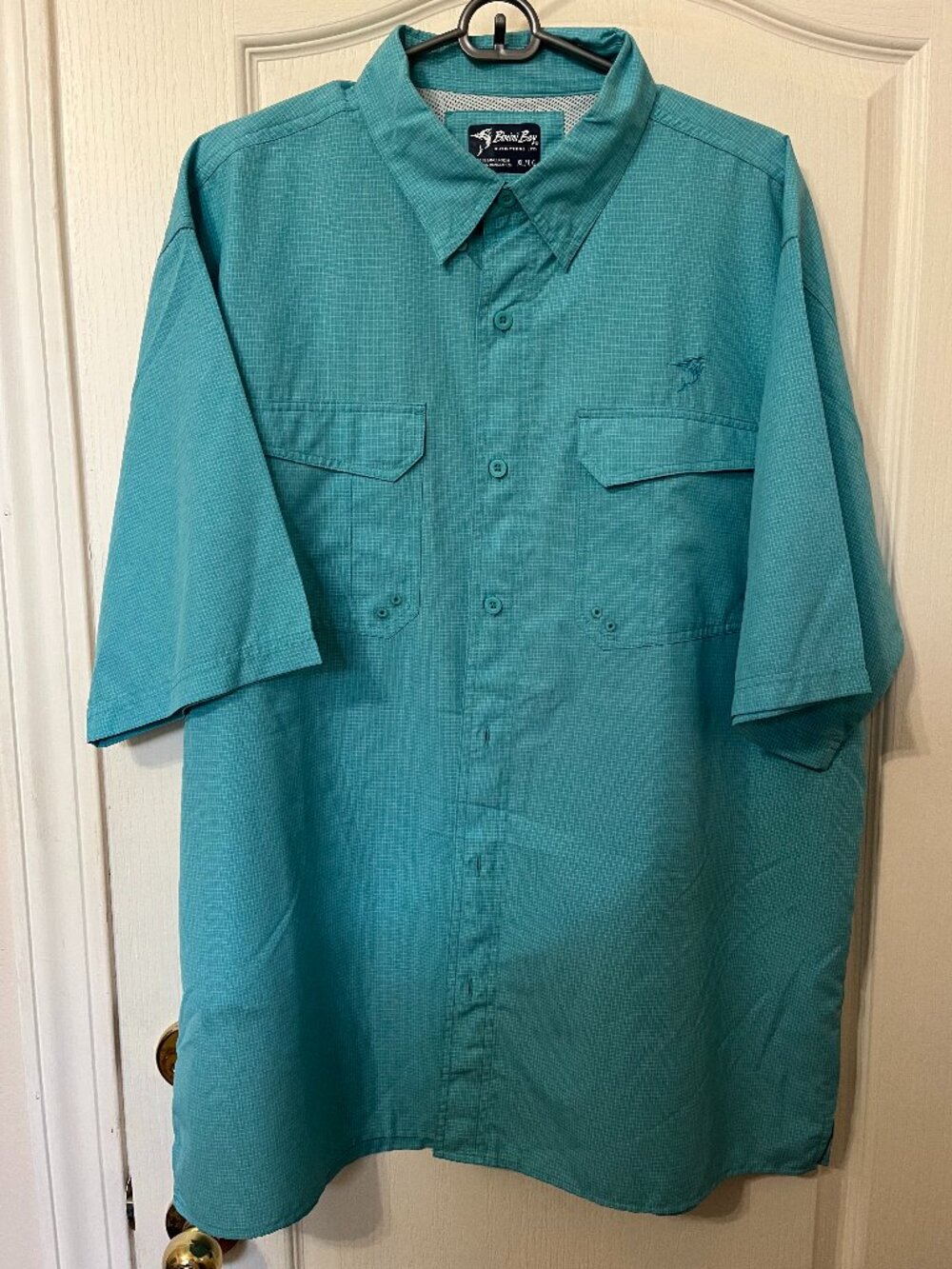 Bimini Bay Outfitters Blue SL XL Outdoor Fishing Shirt